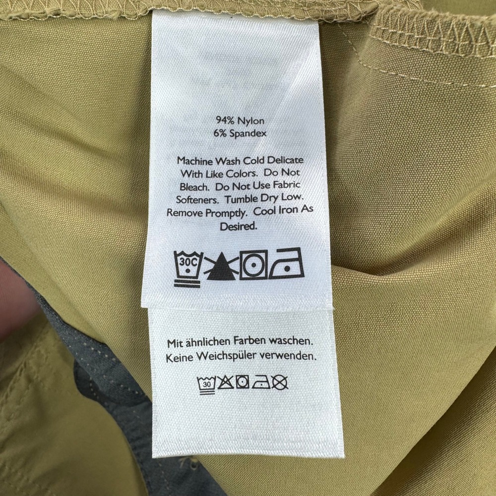 Eddie Bauer First Ascent Mens 35x30 Convertible Zip Off Hiking Pants Tan Khaki‎ - Picture 3 of 11